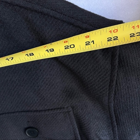 Kangol X H&M Oversized Unisex Gray‎ Shacket Shirt Jacket Coat Size S - Picture 14 of 16